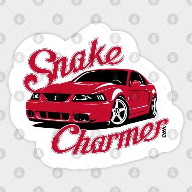 Snake Charmer 03-04 Ford Mustang Cobra Sticker by LYM Clothing